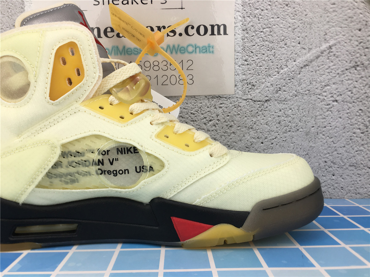 OG Batch Off-white x Air Jordan Retro 5 SP DH8565 100